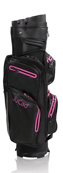 JuCad Manager Dry Cartbag, schwarz/rosa