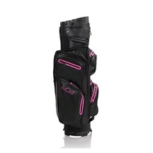 JuCad Manager Dry Cartbag, schwarz/rosa