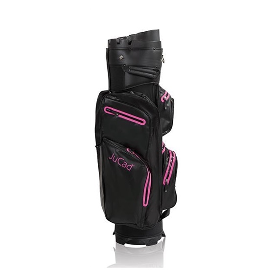 JuCad Manager Dry Cartbag, schwarz/rosa