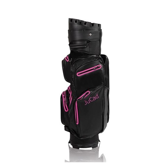 JuCad Manager Dry Cartbag, schwarz/rosa