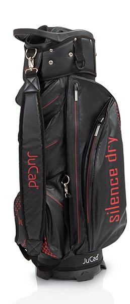 JuCad Silence Dry Cartbag, schwarz/rot