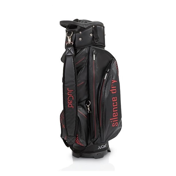 JuCad Silence Dry Cartbag, schwarz/rot