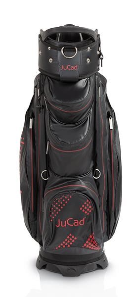 JuCad Silence Dry Cartbag, schwarz/rot