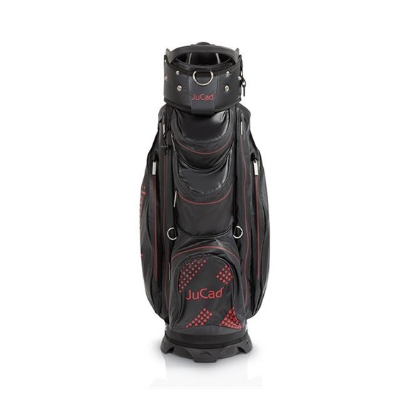 JuCad Silence Dry Cartbag, schwarz/rot