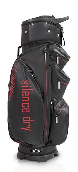 JuCad Silence Dry Cartbag, schwarz/rot