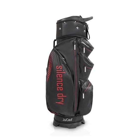 JuCad Silence Dry Cartbag, schwarz/rot