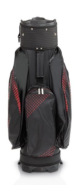 JuCad Silence Dry Cartbag, schwarz/rot