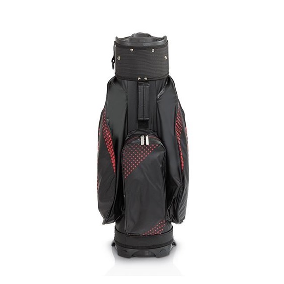 JuCad Silence Dry Cartbag, schwarz/rot