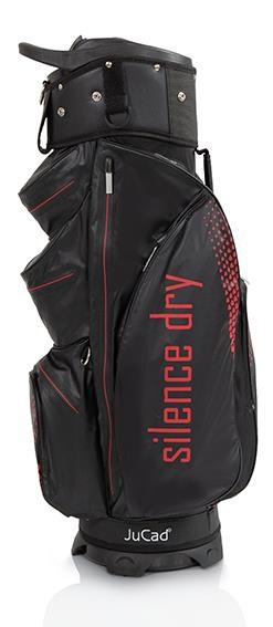 JuCad Silence Dry Cartbag, schwarz/rot