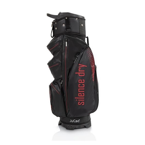 JuCad Silence Dry Cartbag, schwarz/rot