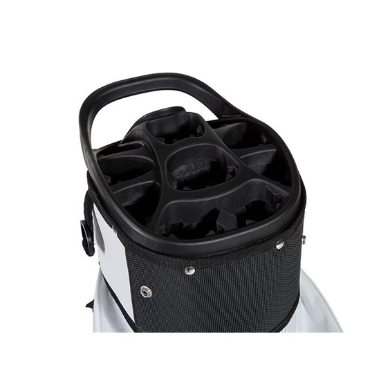 JuCad Silence Dry Cartbag, schwarz/rot