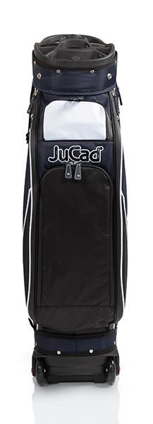 JuCad Bag To Roll Cartbag mit Rädern. dunkelblau/weiss