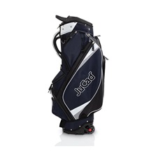 JuCad Bag To Roll Cartbag mit Rädern. dunkelblau/weiss