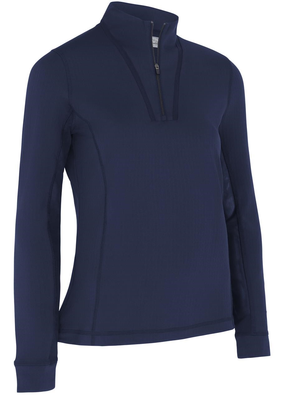 Callaway 1/4 Zip With Chev Front Seams Damen Sweatshirt, dunkelblau
