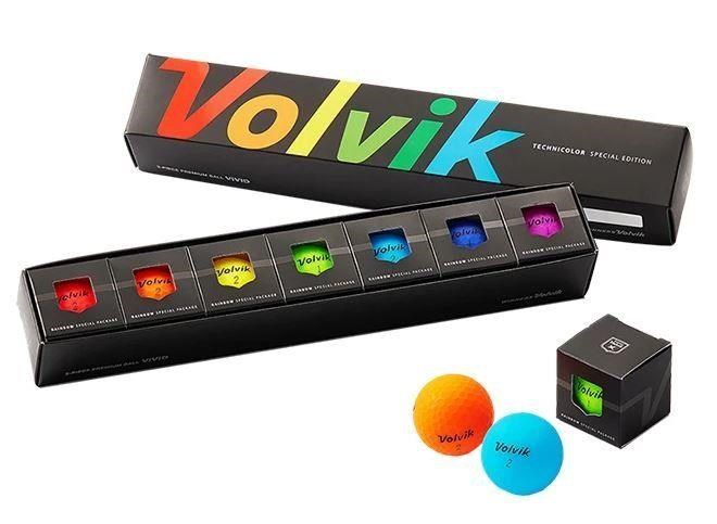 Volvik RAINBOW Golfbälle, 7Stk.