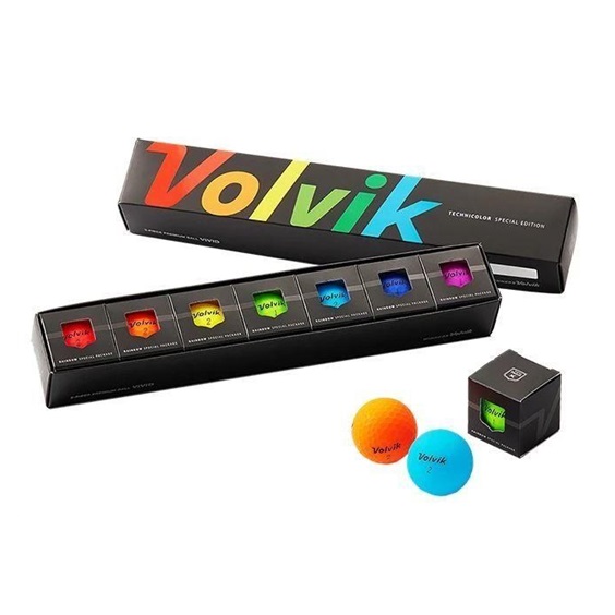 Volvik RAINBOW Golfbälle, 7Stk.
