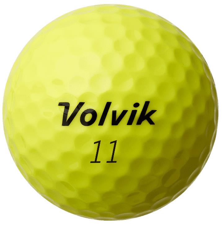 Volvik Power Soft Golfbälle, gelb