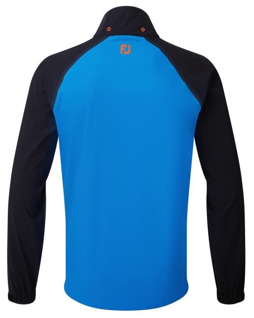 FootJoy Hydrotour Waterproof Herrenjacke, blau/schwarz/orange
