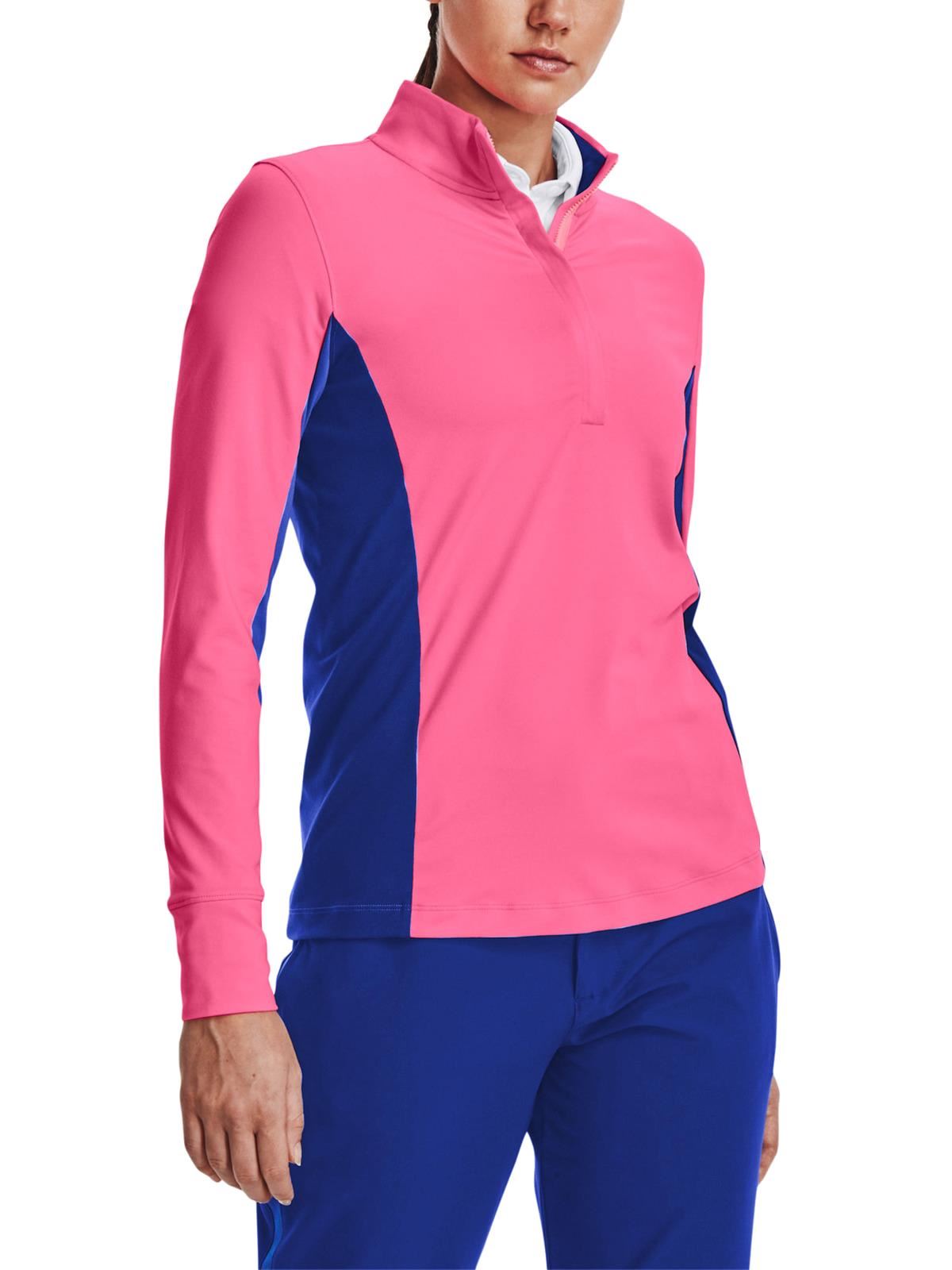 Under Armour Storm Midlayer 1/2 Zip Damen Sweatshirt, rosa