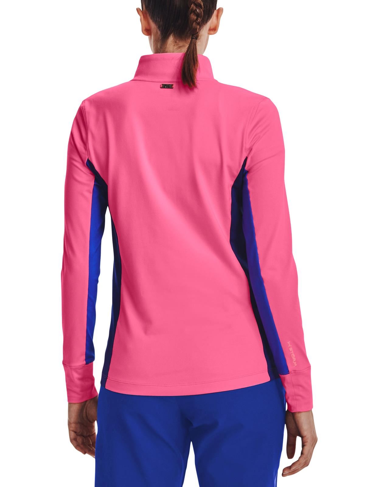 Under Armour Storm Midlayer 1/2 Zip Damen Sweatshirt, rosa