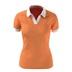 Callaway V-Placket Colorblock Sleeveless Damen Poloshirt, nectarine