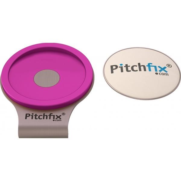 Pitchfix Lila Golf Magnetic Cap Clip mit Ballmarker