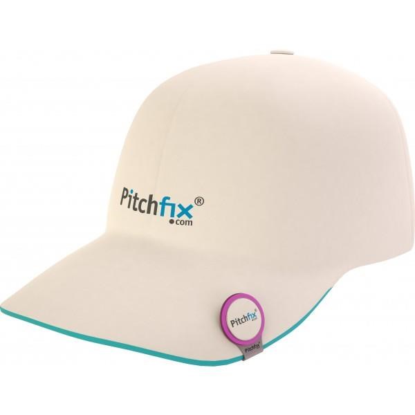 Pitchfix Lila Golf Magnetic Cap Clip mit Ballmarker