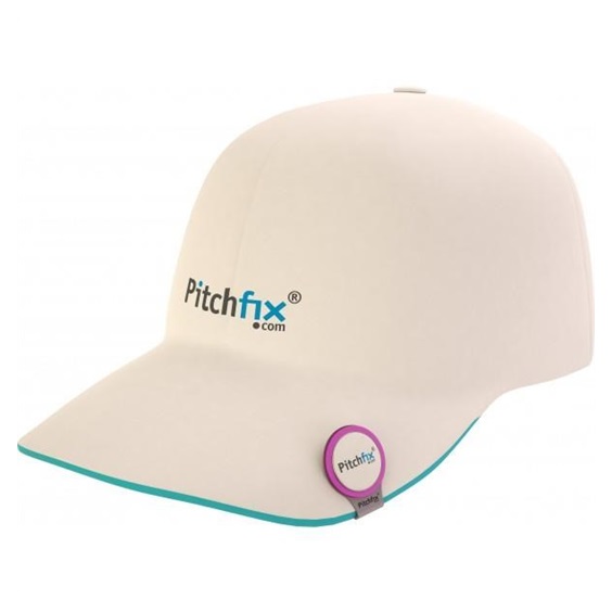 Pitchfix Lila Golf Magnetic Cap Clip mit Ballmarker