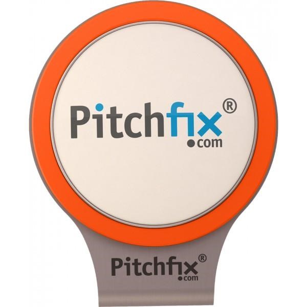 Pitchfix Orange Golf Magnetic Cap Clip mit Ballmarker