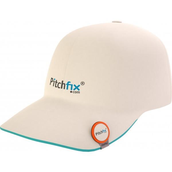 Pitchfix Orange Golf Magnetic Cap Clip mit Ballmarker