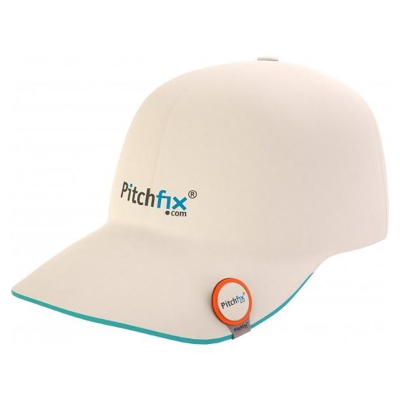 Pitchfix Orange Golf Magnetic Cap Clip mit Ballmarker