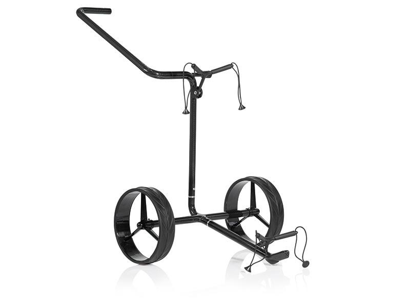 JuCad Carbon Shadow 2-rädrig Manuell Golftrolley + Tragetasche