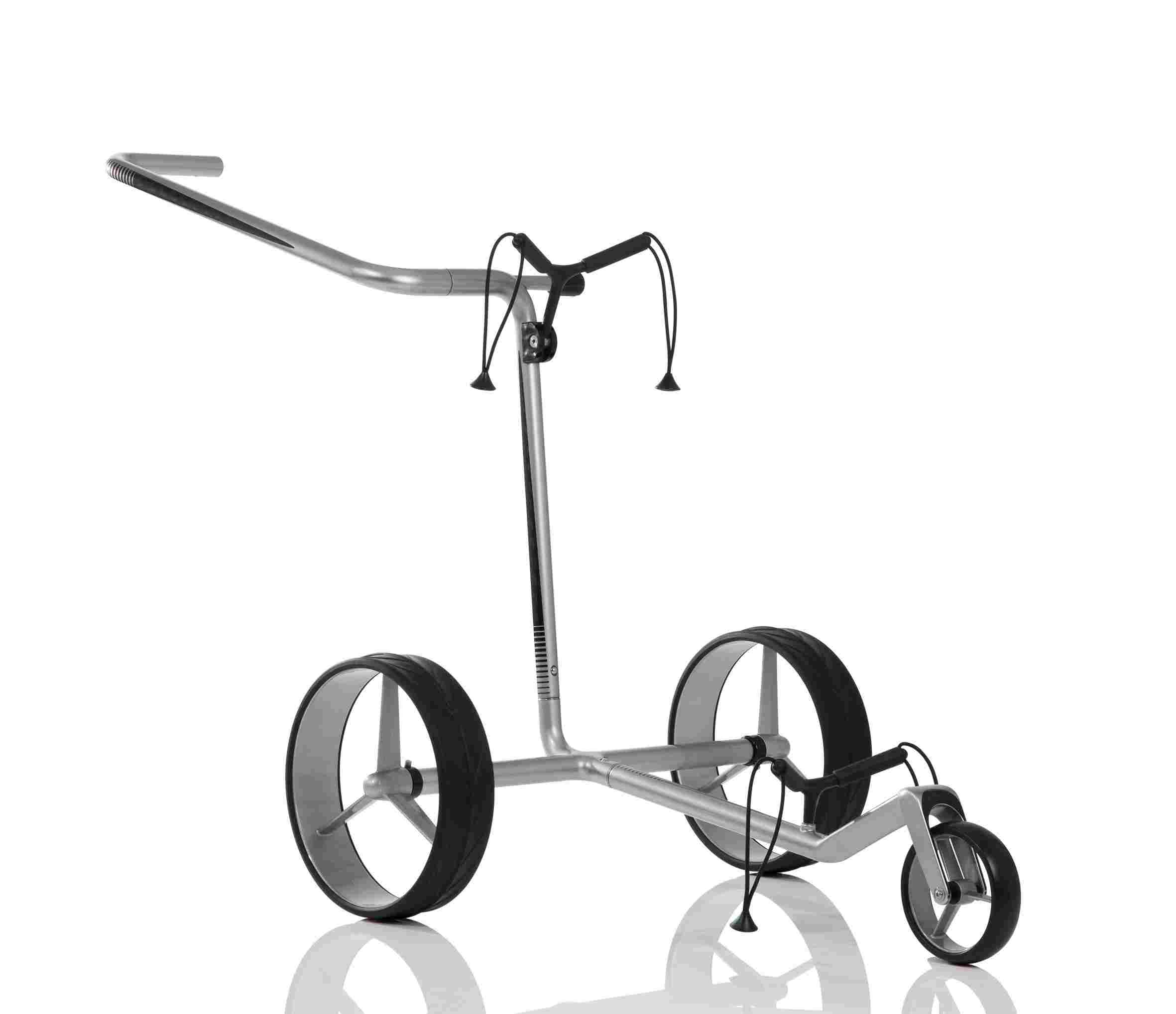 JuCad Carbon Manuell Golftrolley + Tragetasche