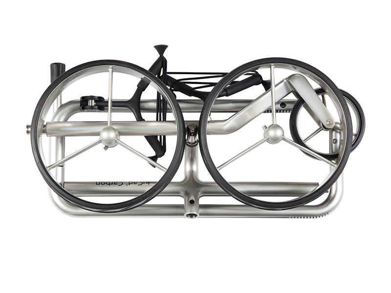 JuCad Carbon Manuell Golftrolley + Tragetasche