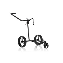 JuCad Carbon Shine 3-wheeled Manuell Golftrolley + Tragetasche