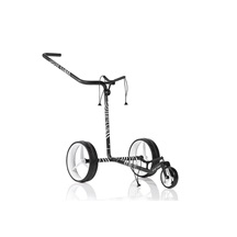 JuCad Carbon Zebra Manuell Golftrolley + Tragetasche
