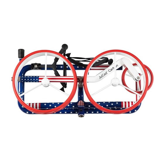 JuCad Carbon USA Manuell Golftrolley + Tragetasche
