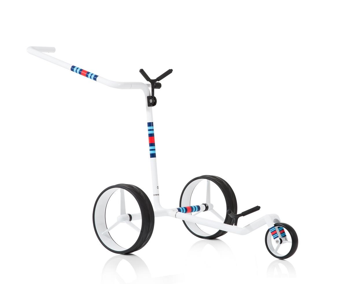 JuCad Carbon Racing Manuell Golftrolley + Tragetasche