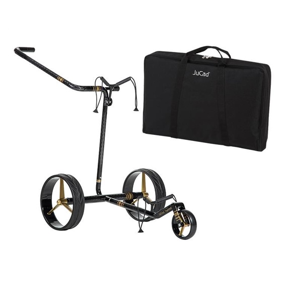 JuCad Carbon Special Manuell Golftrolley + Tragetaschea