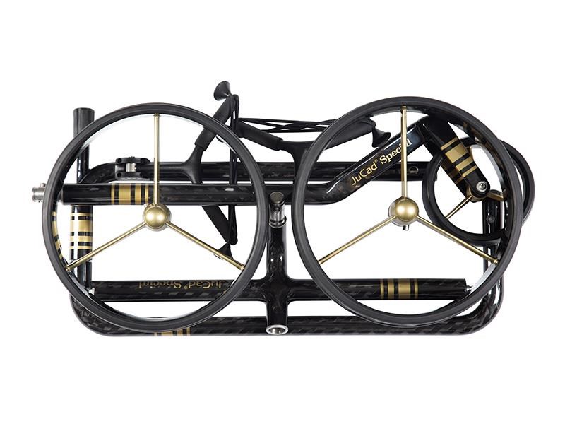 JuCad Carbon Special Manuell Golftrolley + Tragetaschea