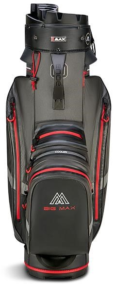 Big Max Aqua Silencio 4 Cartbag, grau/schwarz/rot