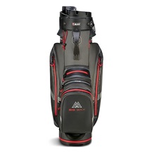 Big Max Aqua Silencio 4 Cartbag, grau/schwarz/rot