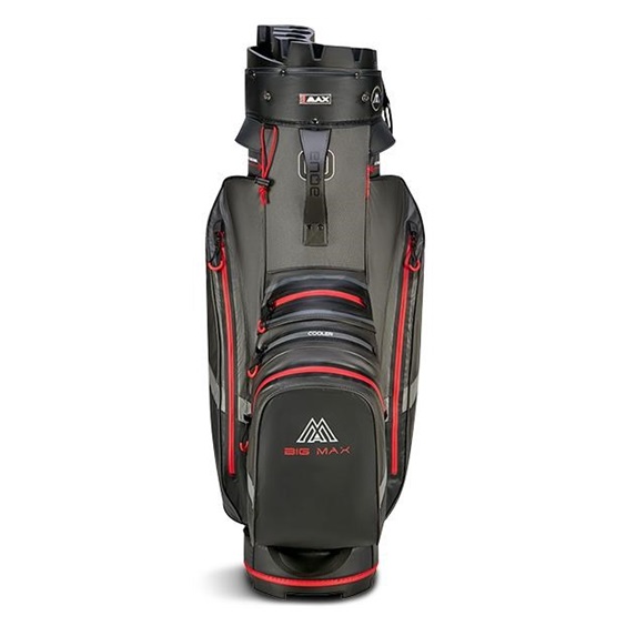 Big Max Aqua Silencio 4 Cartbag, grau/schwarz/rot