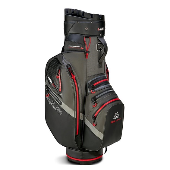 Big Max Aqua Silencio 4 Cartbag, grau/schwarz/rot