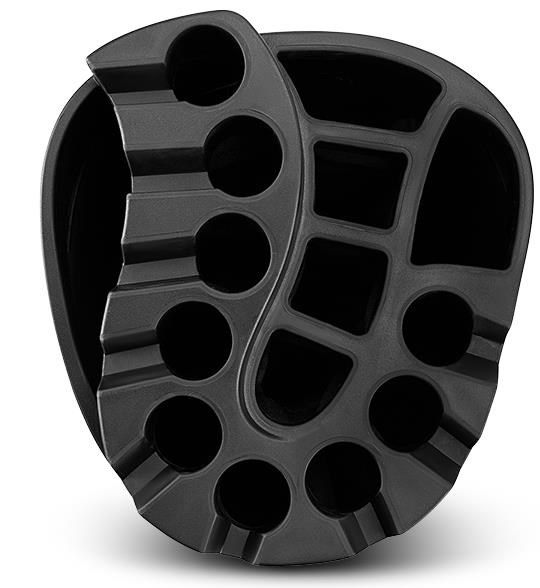 Big Max Aqua Silencio 4 Cartbag, grau/schwarz/rot