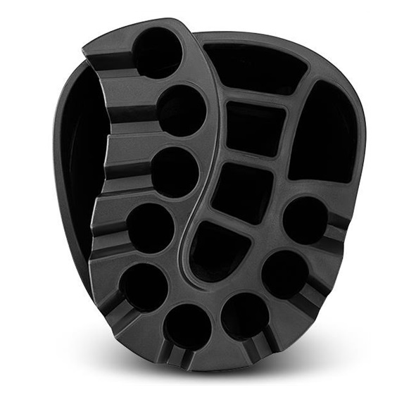 Big Max Aqua Silencio 4 Cartbag, grau/schwarz/rot