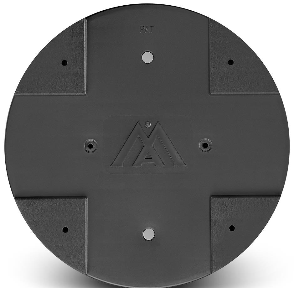Big Max Aqua Silencio 4 Cartbag, grau/schwarz/rot