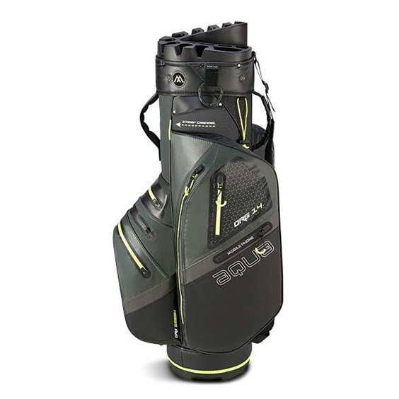 Big Max Aqua Silencio 4 Cartbag, forest grün/schwarz/limette