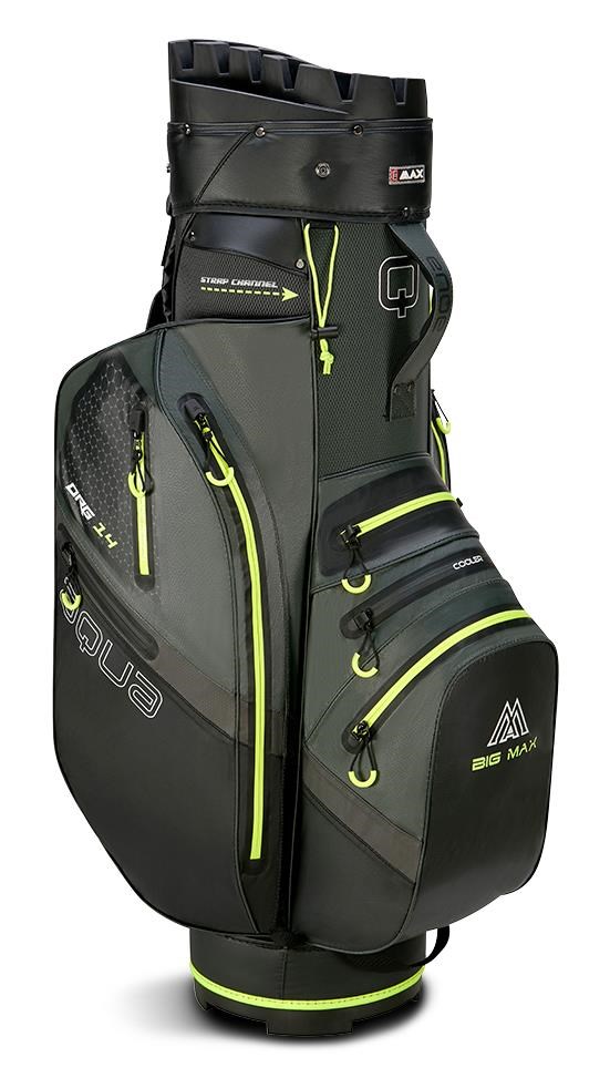 Big Max Aqua Silencio 4 Cartbag, forest grün/schwarz/limette