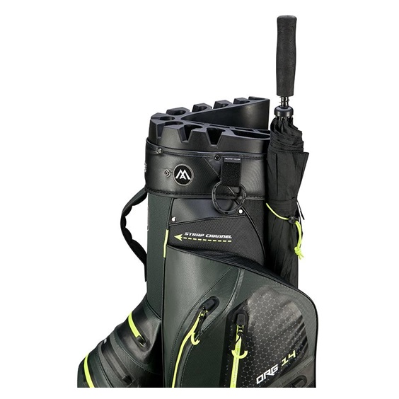 Big Max Aqua Silencio 4 Cartbag, forest grün/schwarz/limette